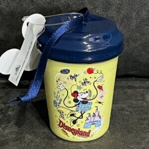 2022 Disney Parks STARBUCKS Disneyland Resort Minnie Travel Tumbler Ornament